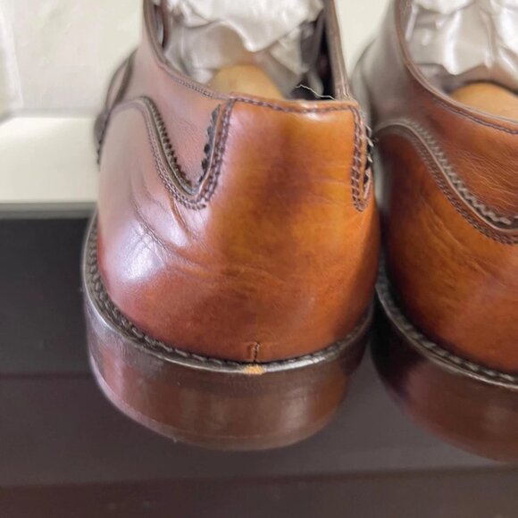 To Boot New York Adam Derrick Brown Leather Wingtip Oxford Dress Shoes Men\'s 9.5 main image 7